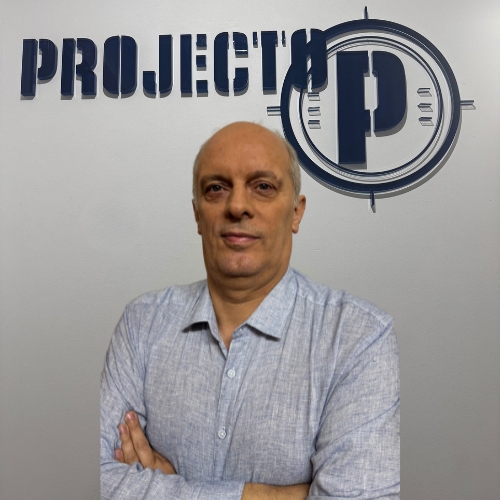 Carlos Grossinho, membro da equipa do ProjectoP, empresa de contabilidade na Moita, com foco no rigor, na confiança e no acompanhamento próximo dos clientes.