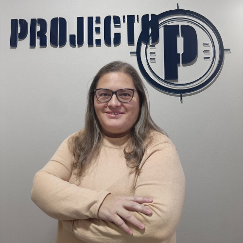 Fátima Pereirinha, membro da equipa do ProjectoP, empresa de contabilidade na Moita, dedicada a um acompanhamento rigoroso e próximo dos clientes.